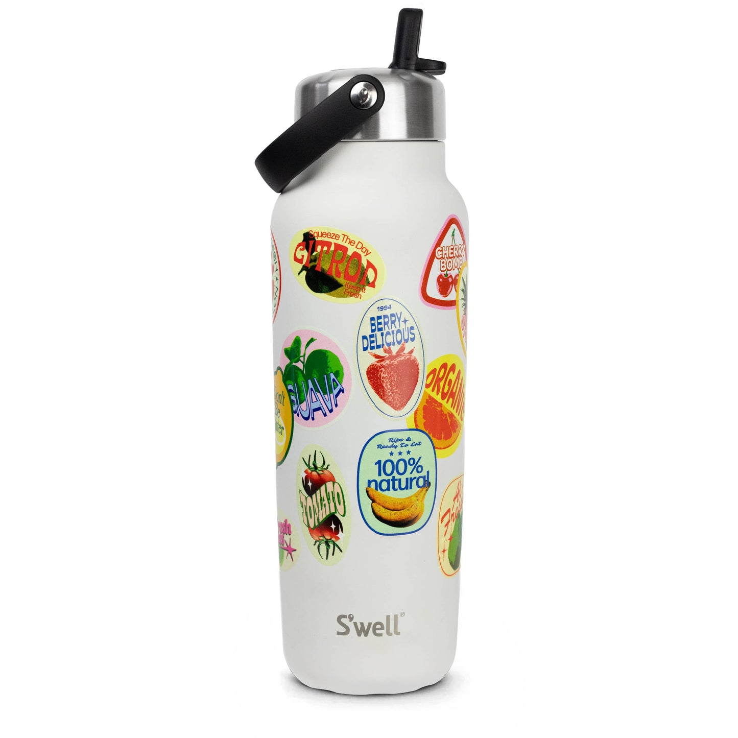 explorer-with-flip-straw-lid-40oz-f3 01_Swell_Fruit_Stand_Stamp_Pattern_Moonstone_White_Front.jpg