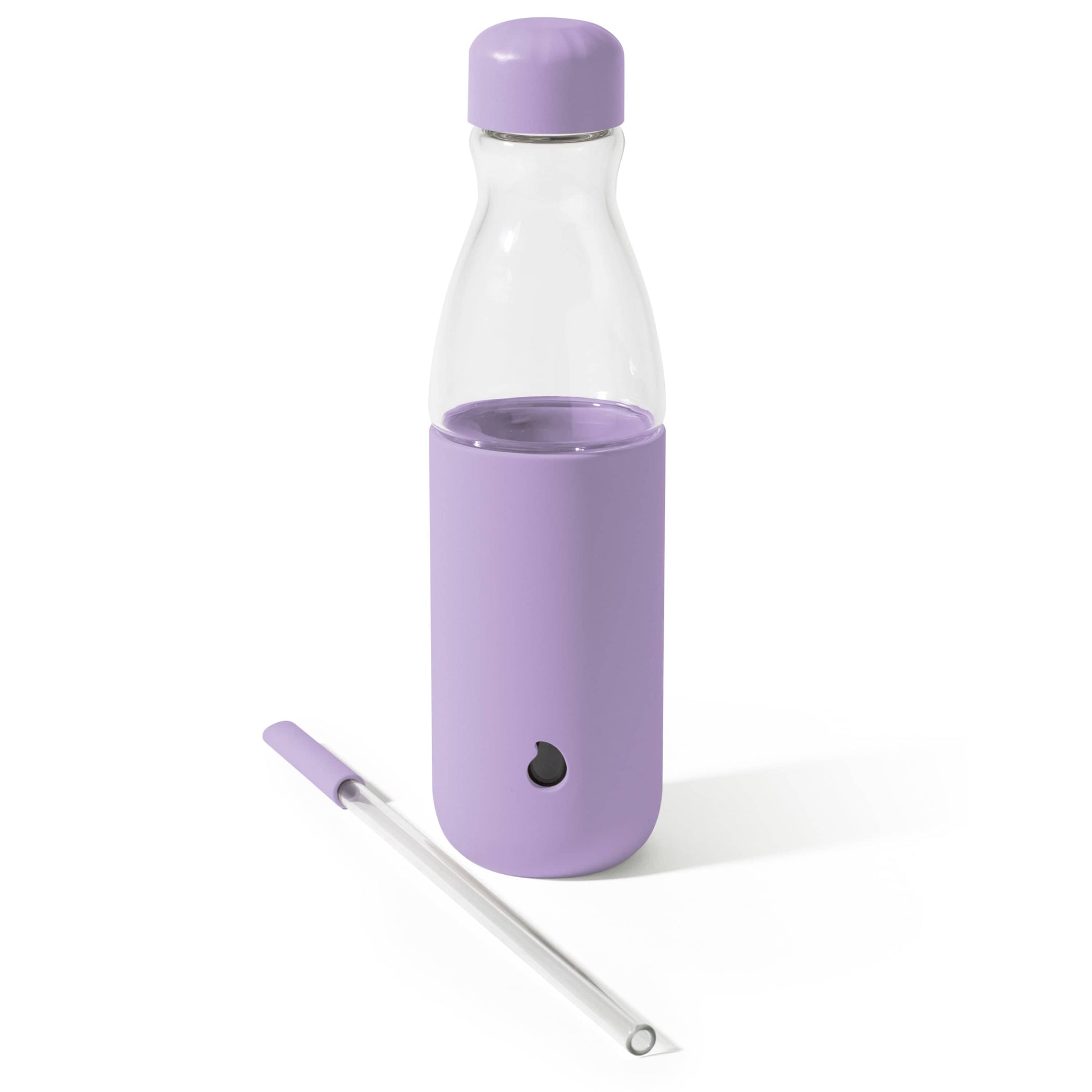 glass-original-bottle-18oz-o3 18oz_Lilac_Purple_Glass_Original_Bottle_Front_Cap_On_Straw_In_Front_Cap_Off_Straw_Out.jpg