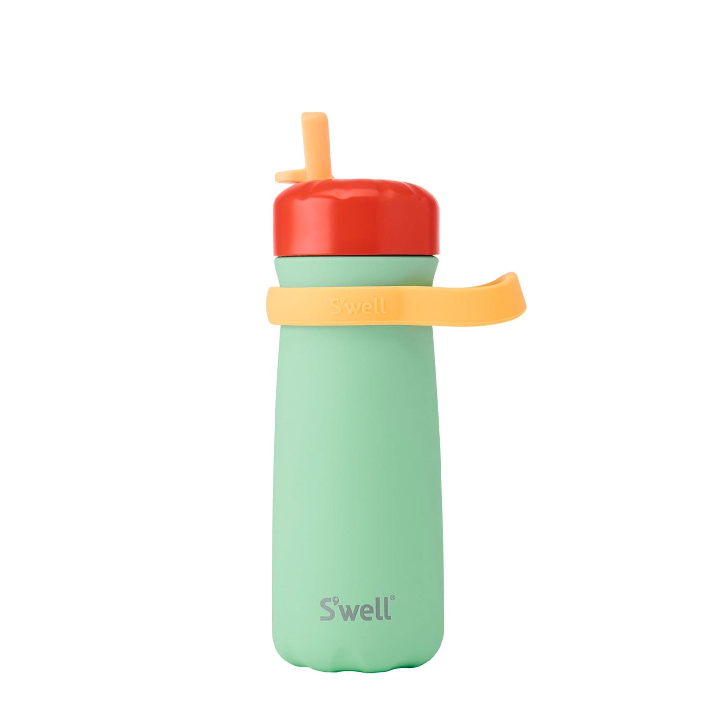 traveler-with-flip-straw-lid-16oz-s5 Swell-Kids-Water-Bottle-Traveler-16oz-Spring-Green-Front-Lid-Up.jpg